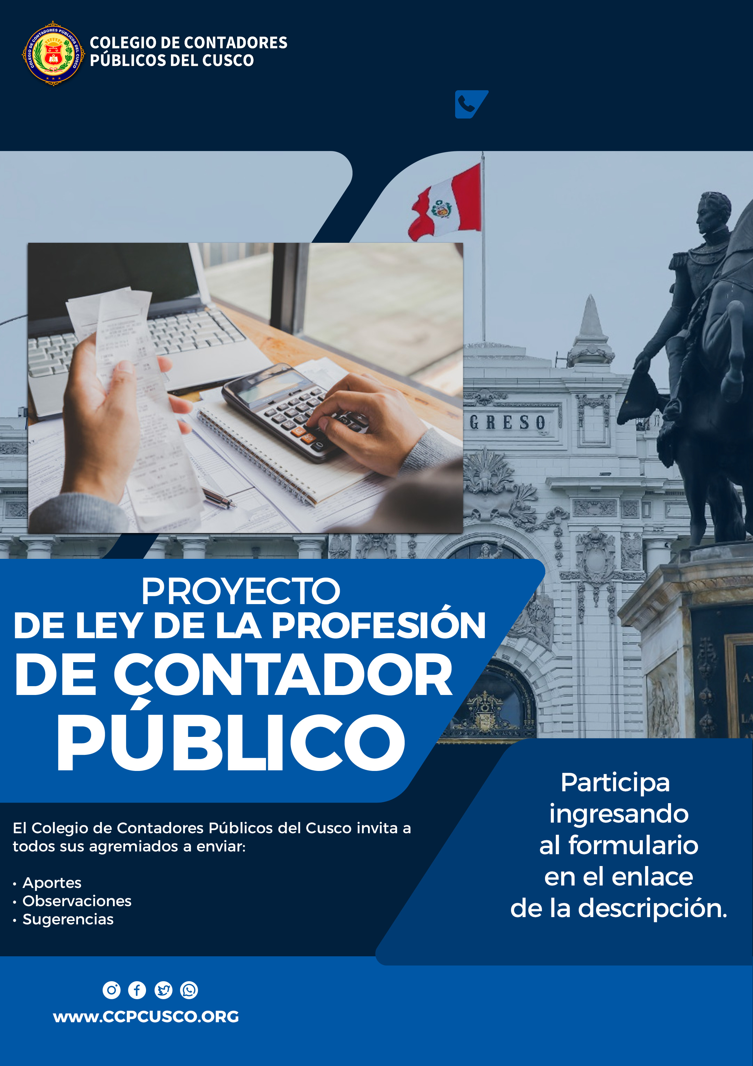 PROYECTO DE LEY DE LA PROFESIÓN DE CONTADOR PÚBLICO