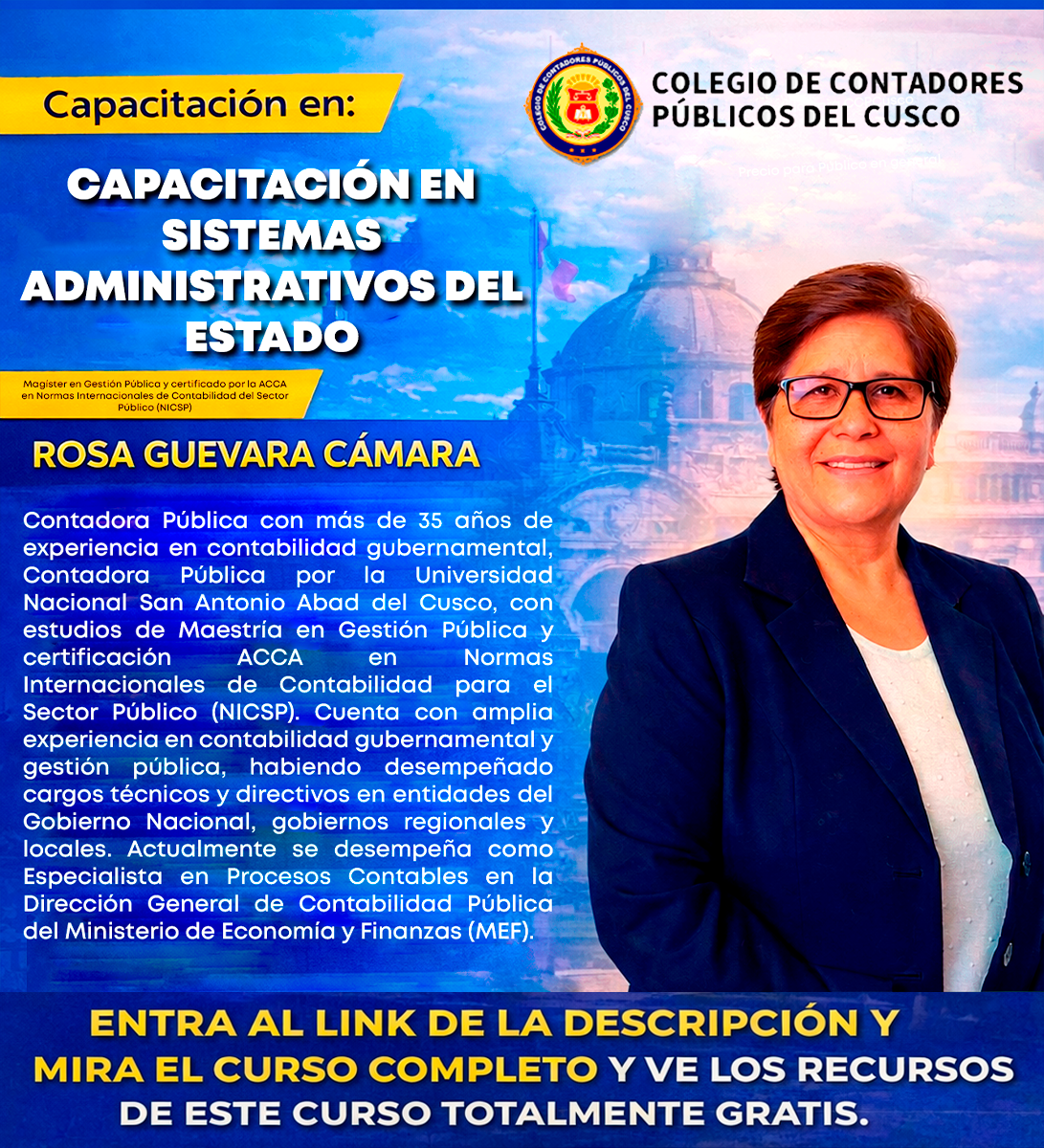 Flyer: GRABACIÓN DEL CURSO DE