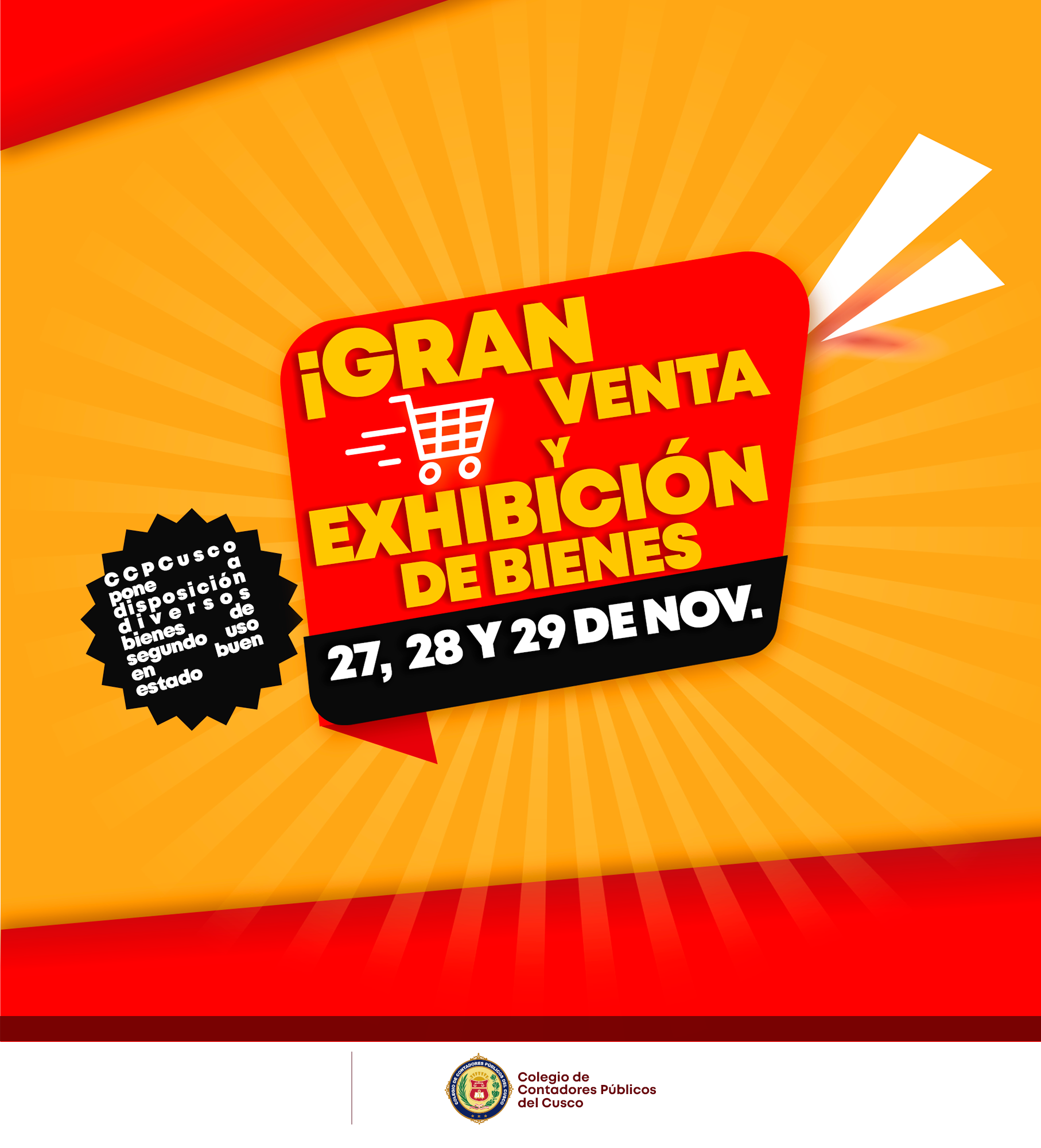 ¡GRAN VENTA DE BIENES! 🏷️