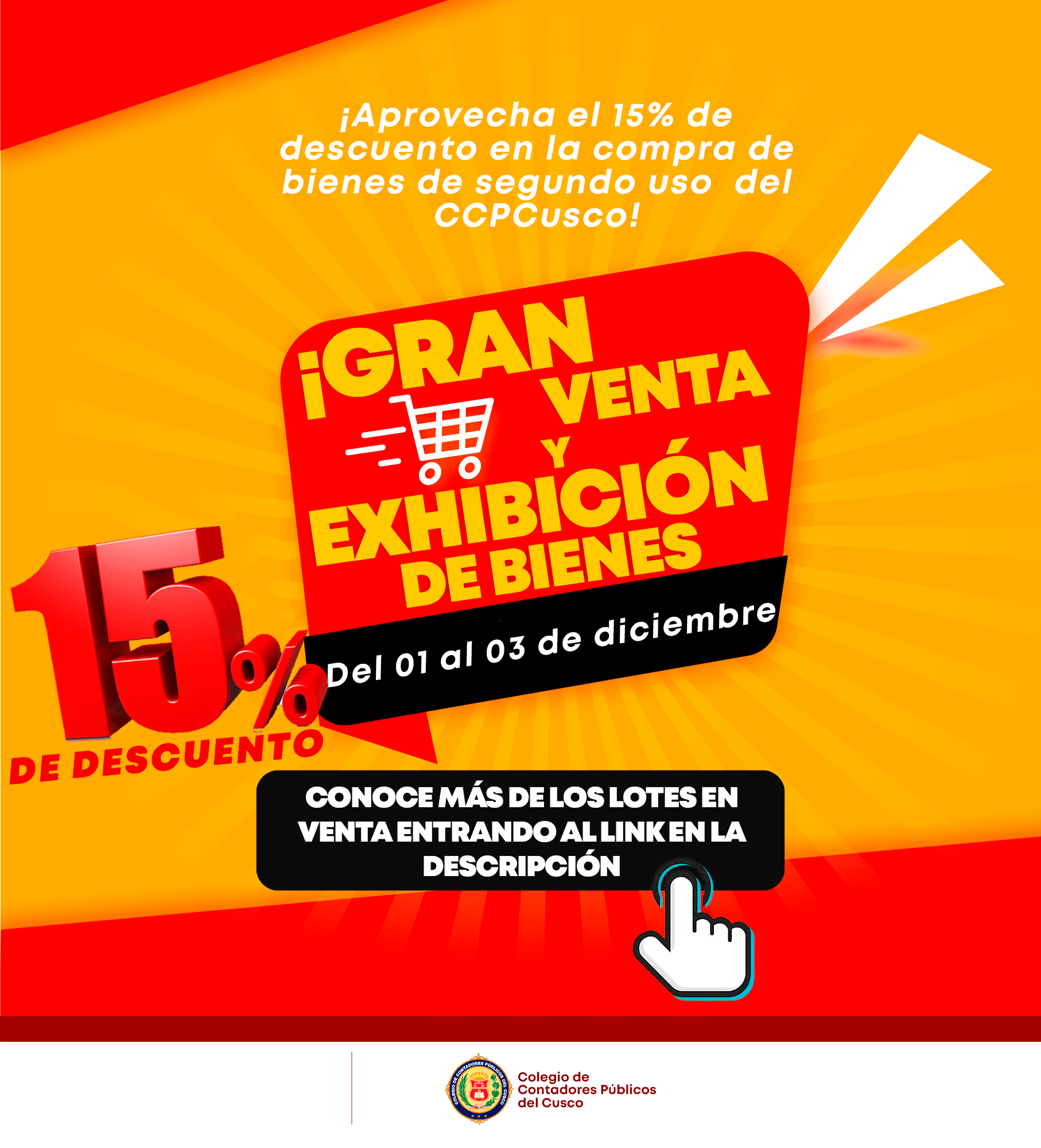 💻🪑 ¡GRAN VENTA DE BIENES! 🏷️