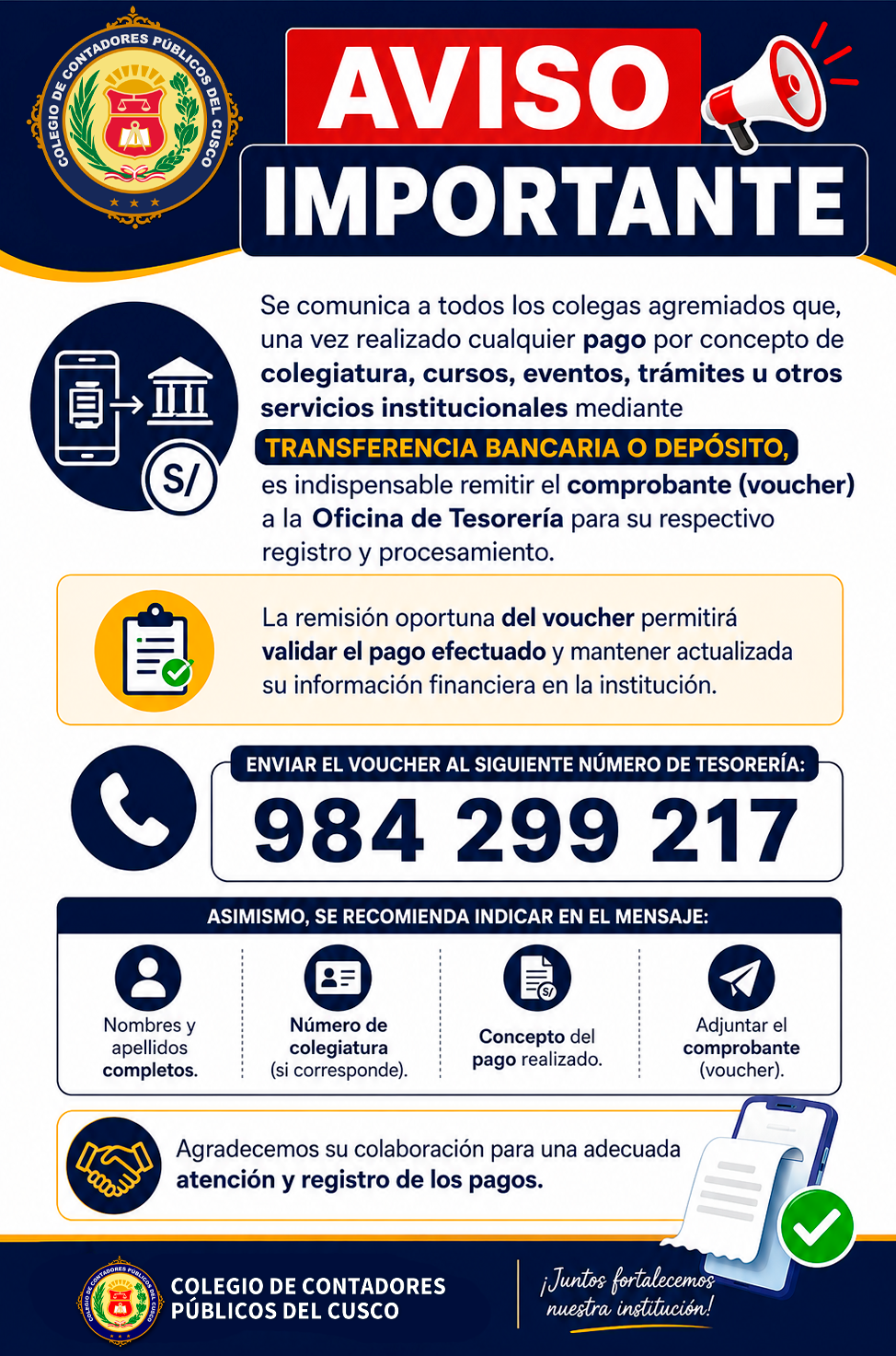 📢 AVISO IMPORTANTE
