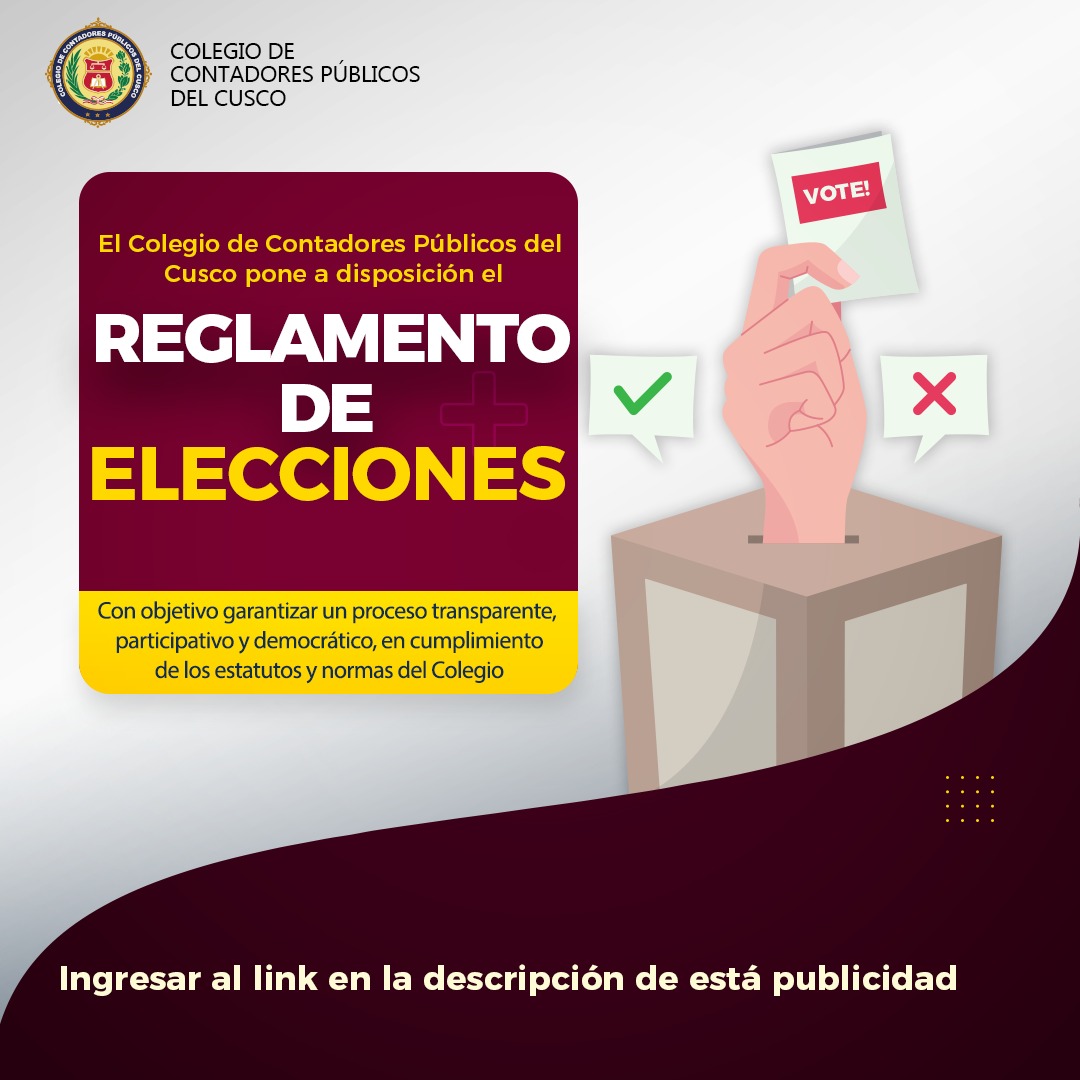 reglamento de elecciones