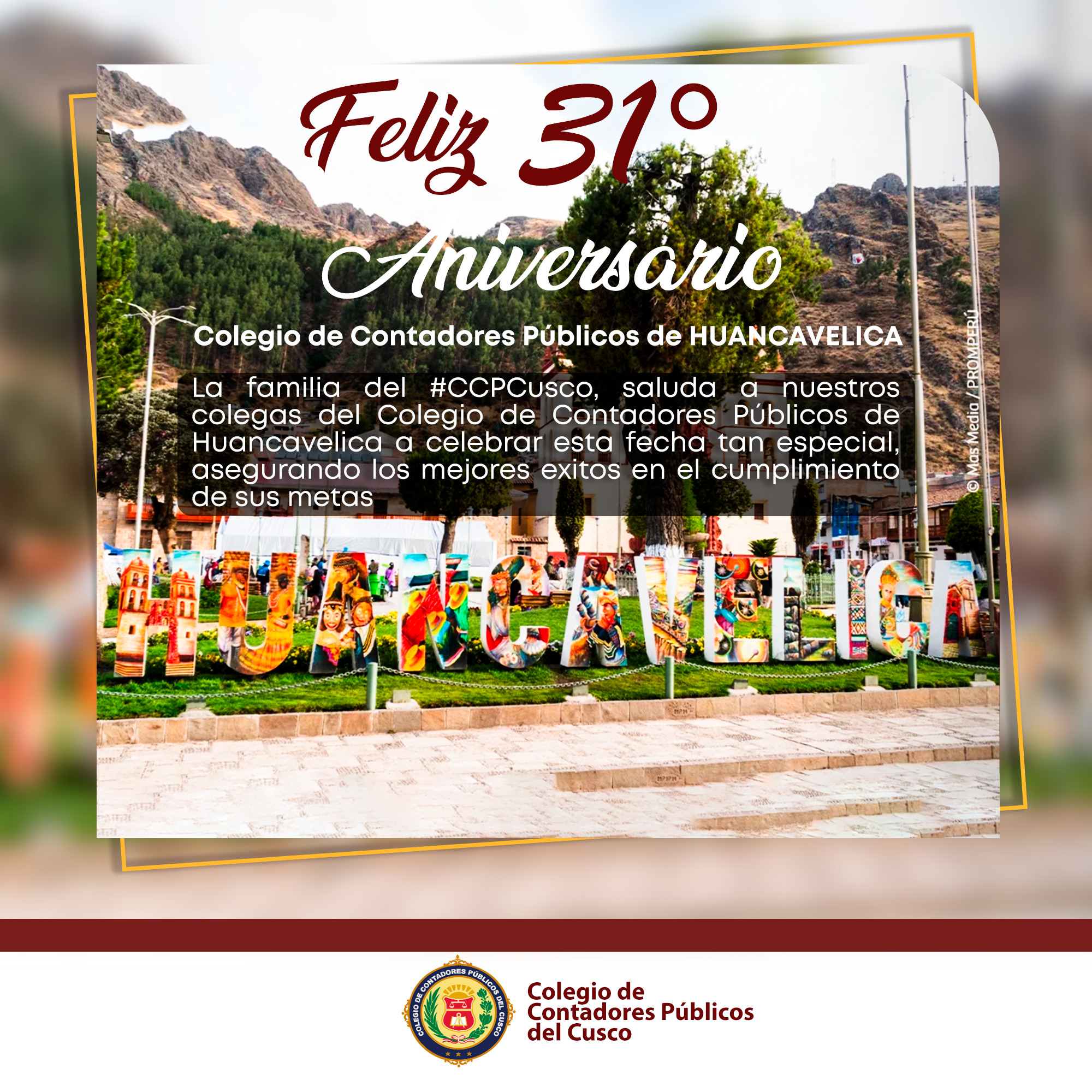 🎉 ¡Saludamos al Colegio de Contadores Públicos de Huancavelica! 🎉